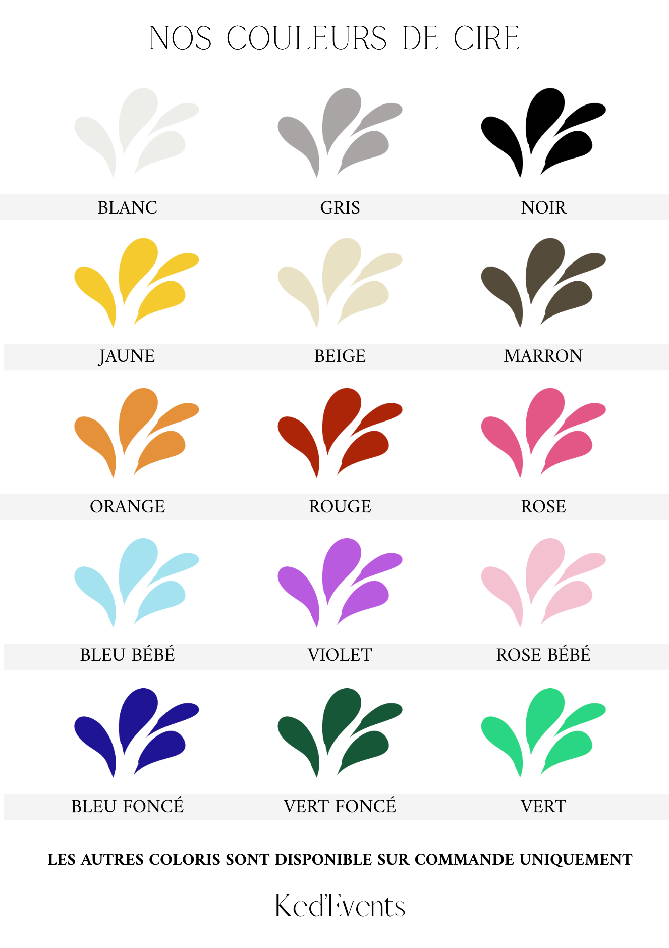 Bougie Cygnes - Cadeaux invités