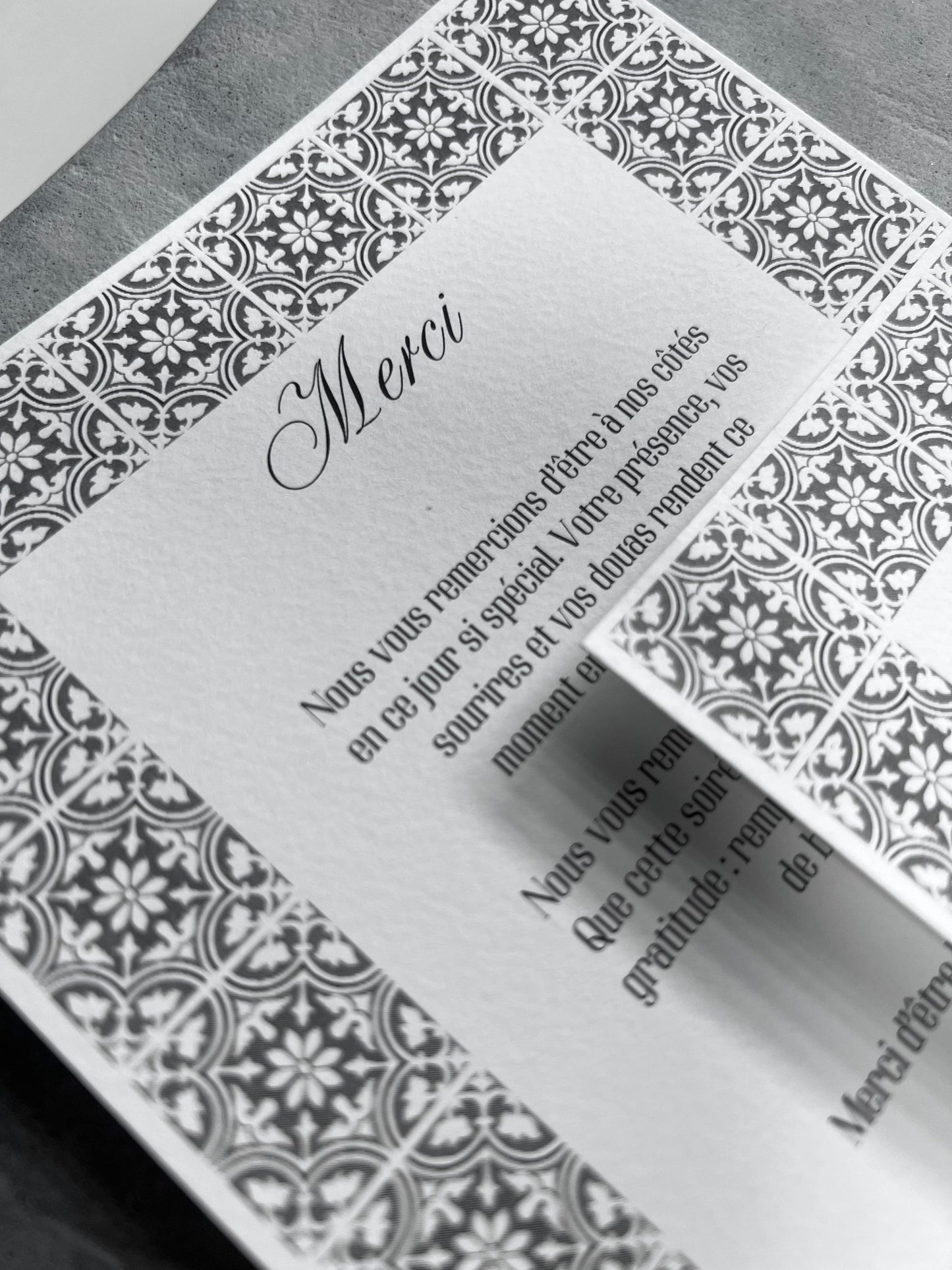 Carte de remerciement - IZNIK