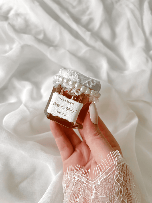 Pot miel & dentelle - Cadeaux invités