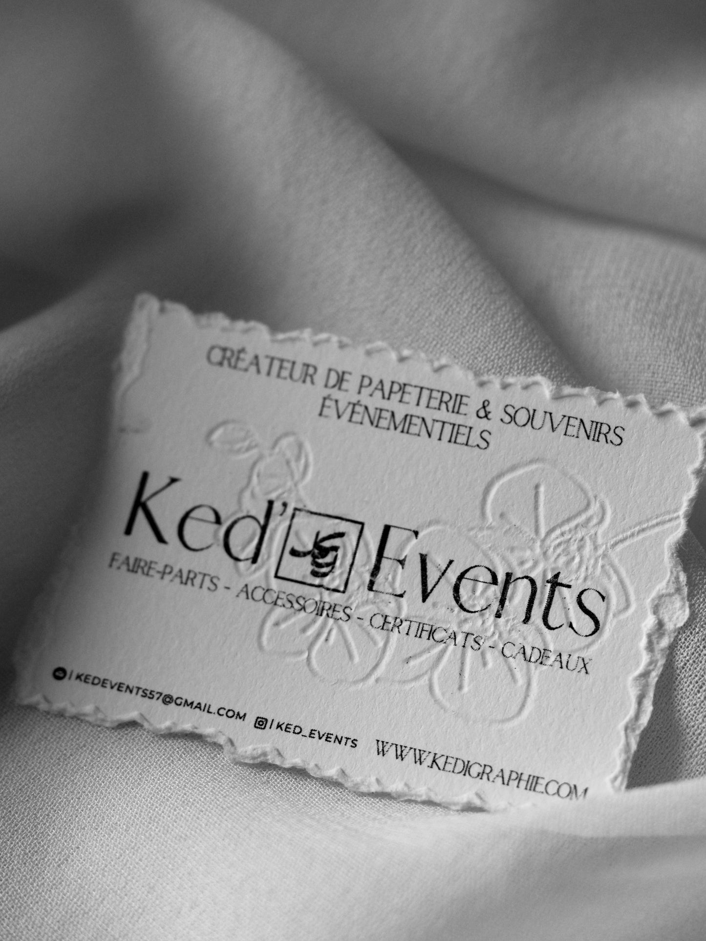 Cartes de visite - Embossage Personnalisé