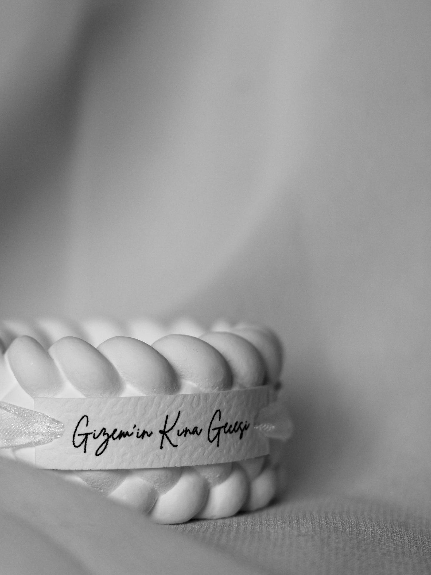 Bougie photophore tressé - Cadeaux invités