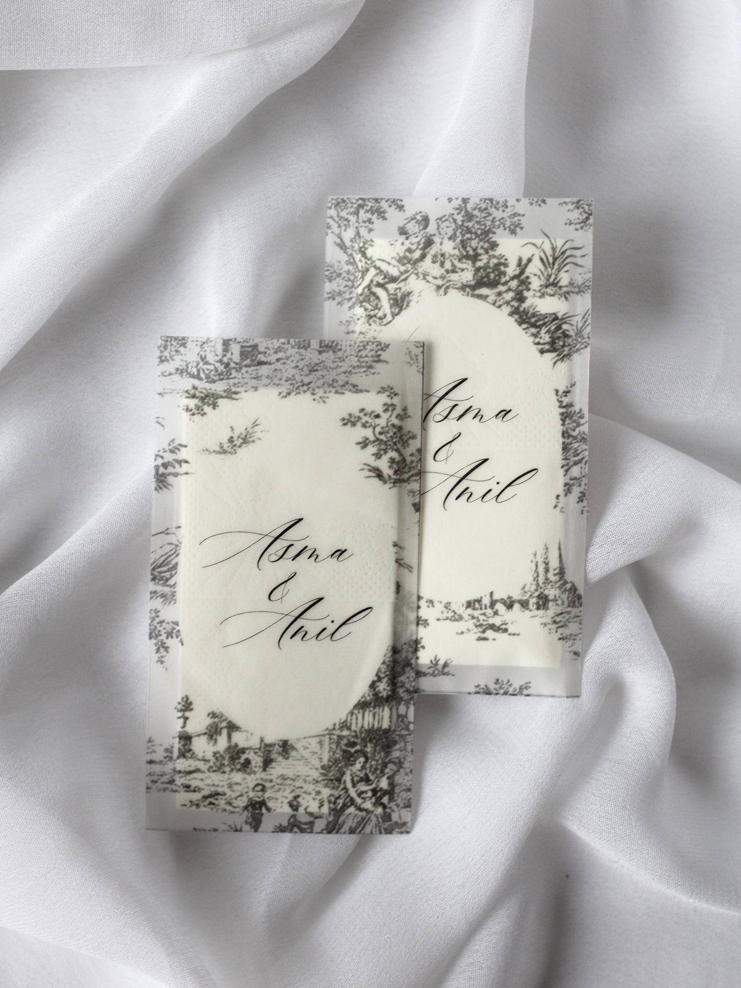 Paquet de mouchoirs en vellum - VERSAILLES