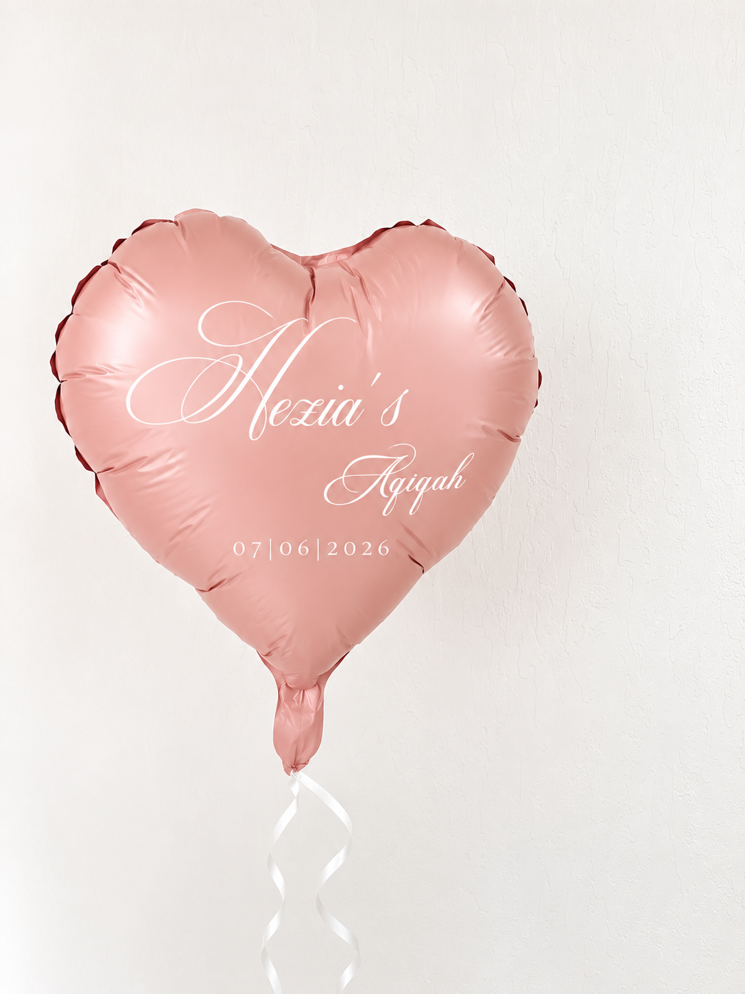 Ballon hélium personnalisé - Coeur 30cm