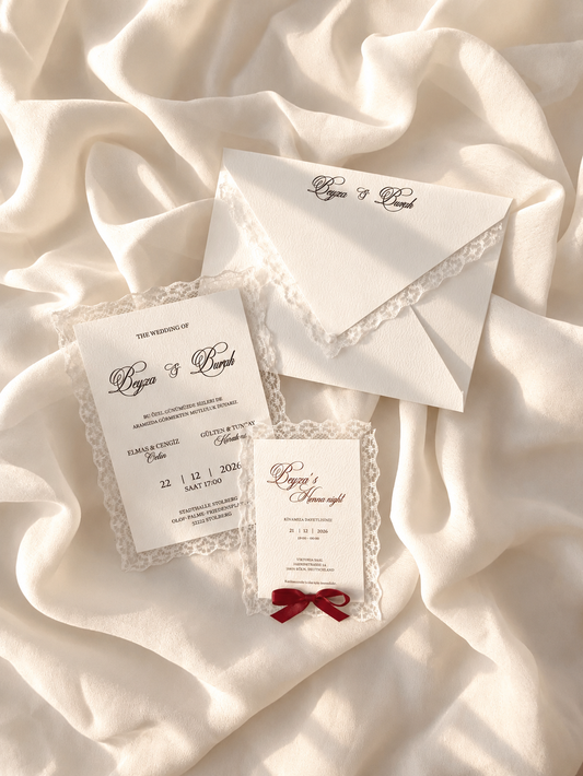 Faire-part de mariage personnalisé – Collection JULIETTE
