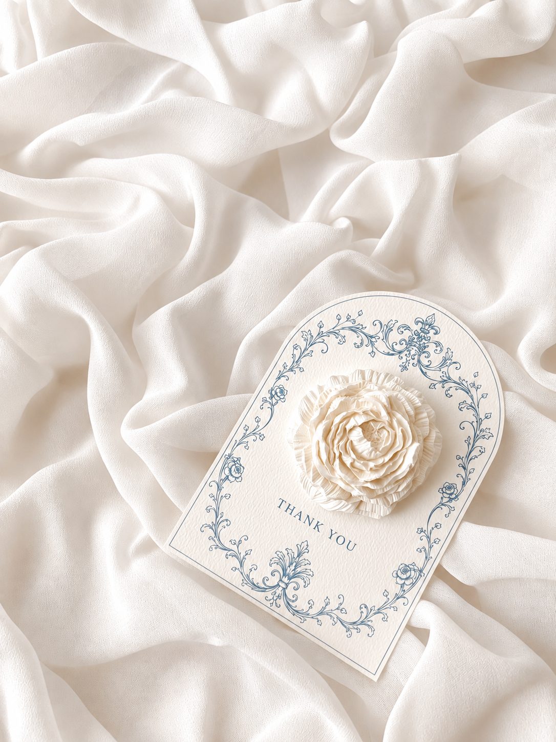 Carte avec diffuseur Pivoine ROYAL - Cadeaux invités