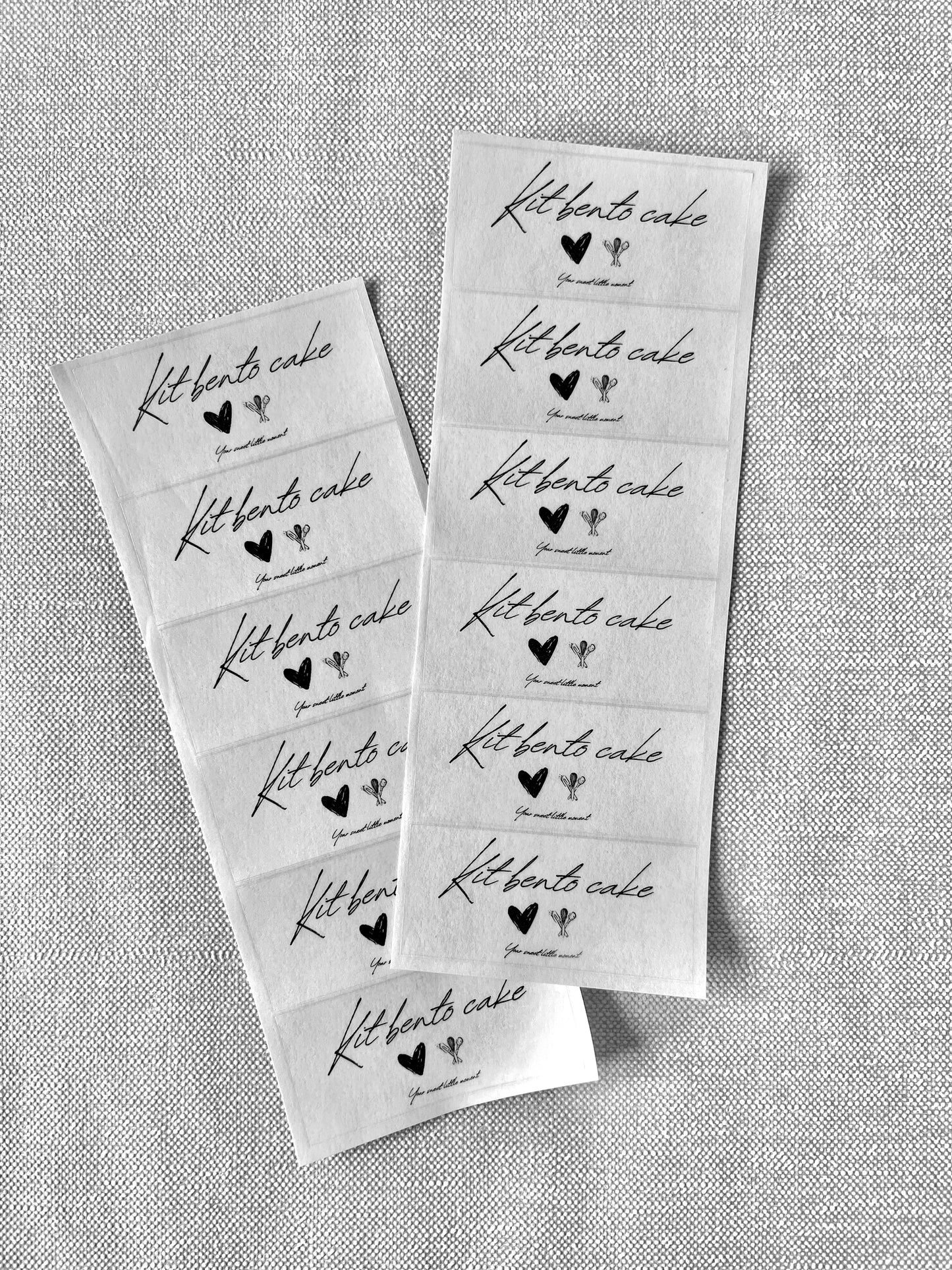 Etiquettes - Pelliculé brillant - Rectangle - 4x9cm