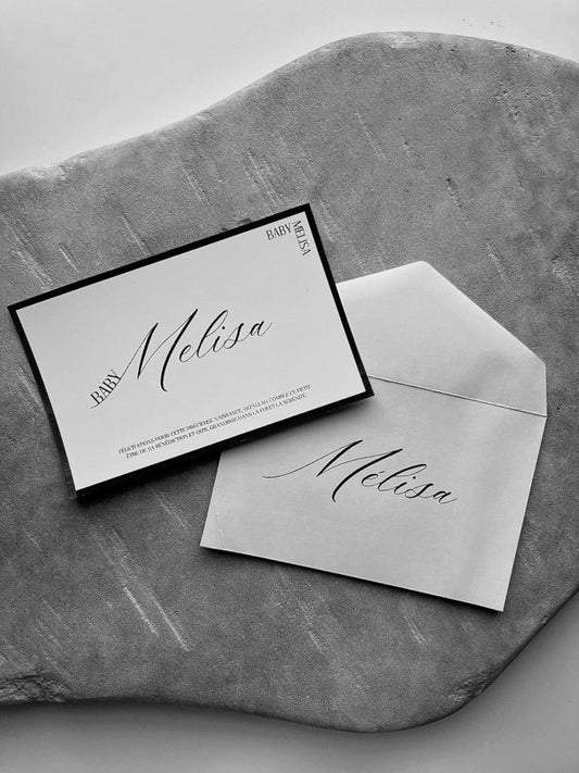 Carte de voeux naissance - SIGNATURE