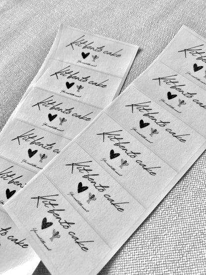 Etiquettes - Pelliculé brillant - Rectangle - 4x9cm