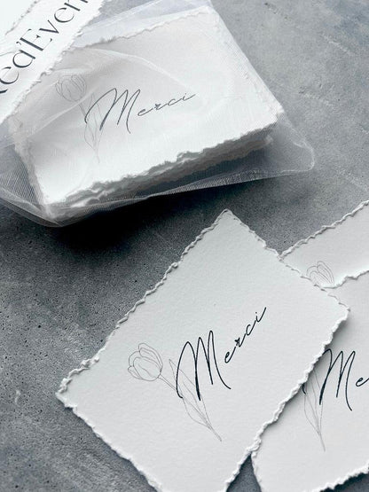 Cartes de remerciement Professionnelles - NILUFER