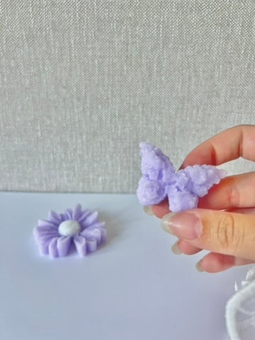 Carte avec Bougie "Papillon" - Cadeaux invités