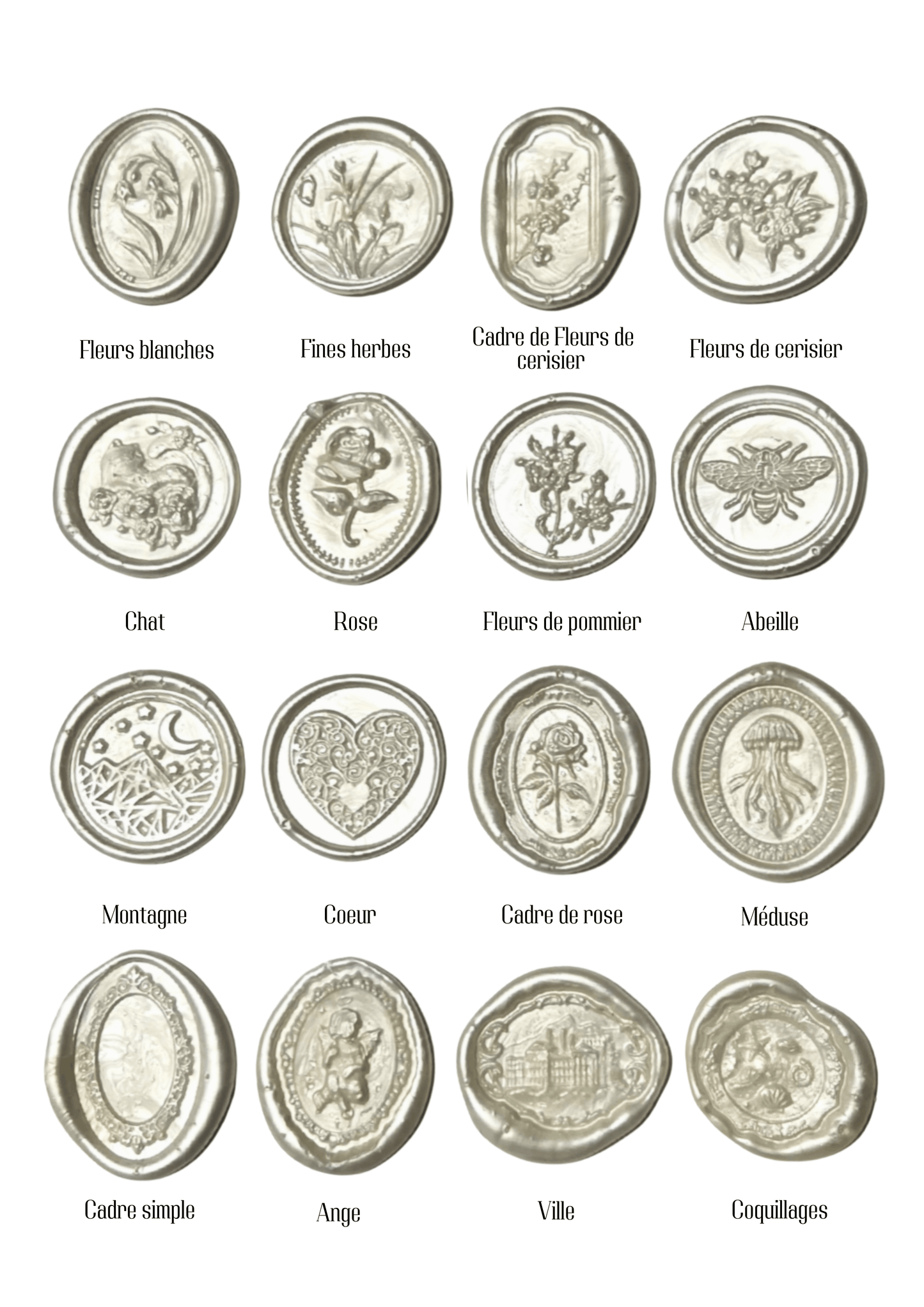 Cachets de cires - Personnalisé