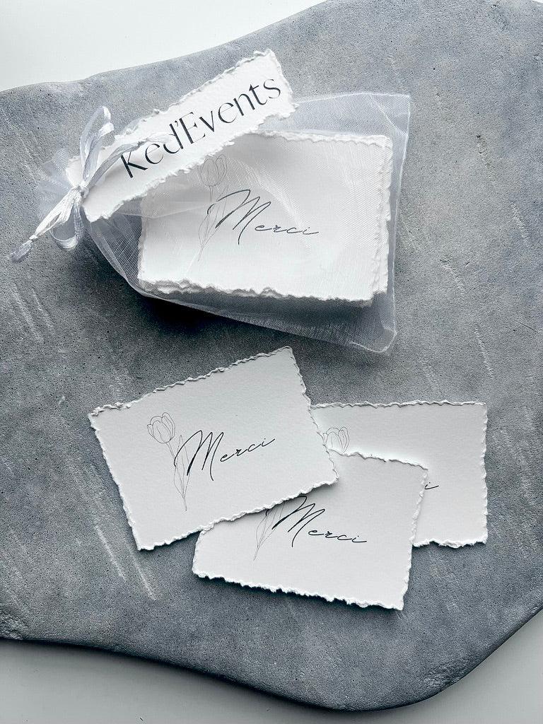 Cartes de remerciement Professionnelles - NILUFER