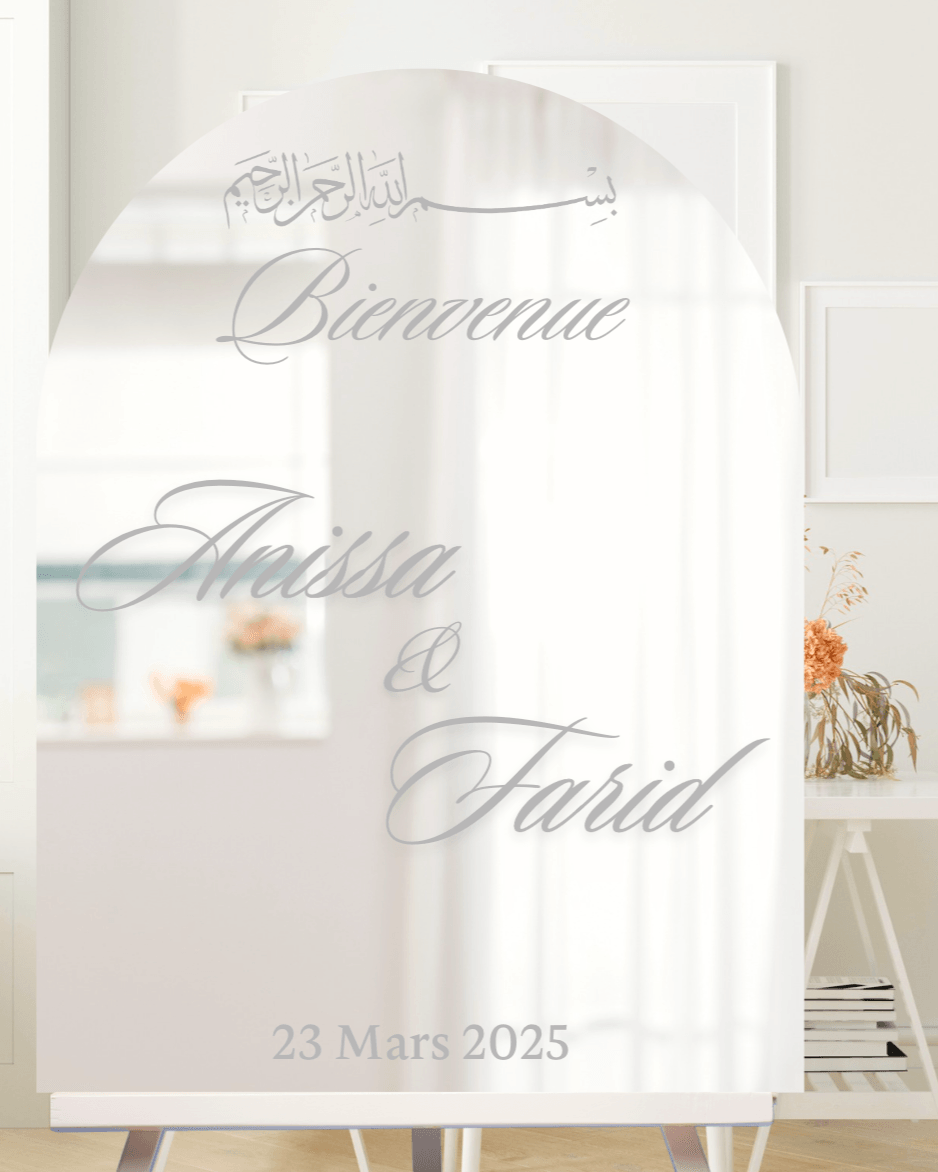 Panneau de Bienvenue - Mariage/Fiancailles