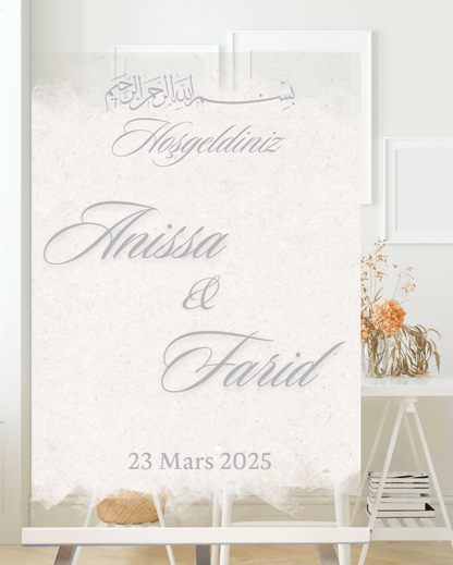 Panneau de Bienvenue - Mariage/Fiancailles