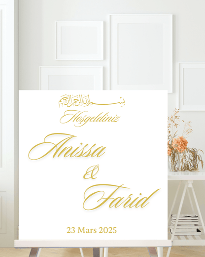 Panneau de Bienvenue - Mariage/Fiancailles