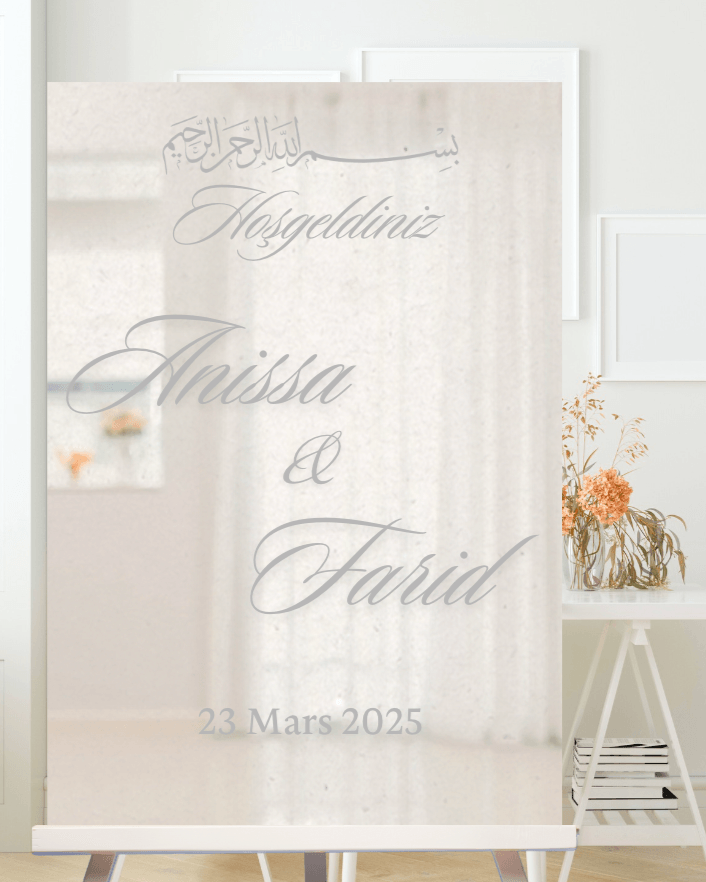 Panneau de Bienvenue - Mariage/Fiancailles