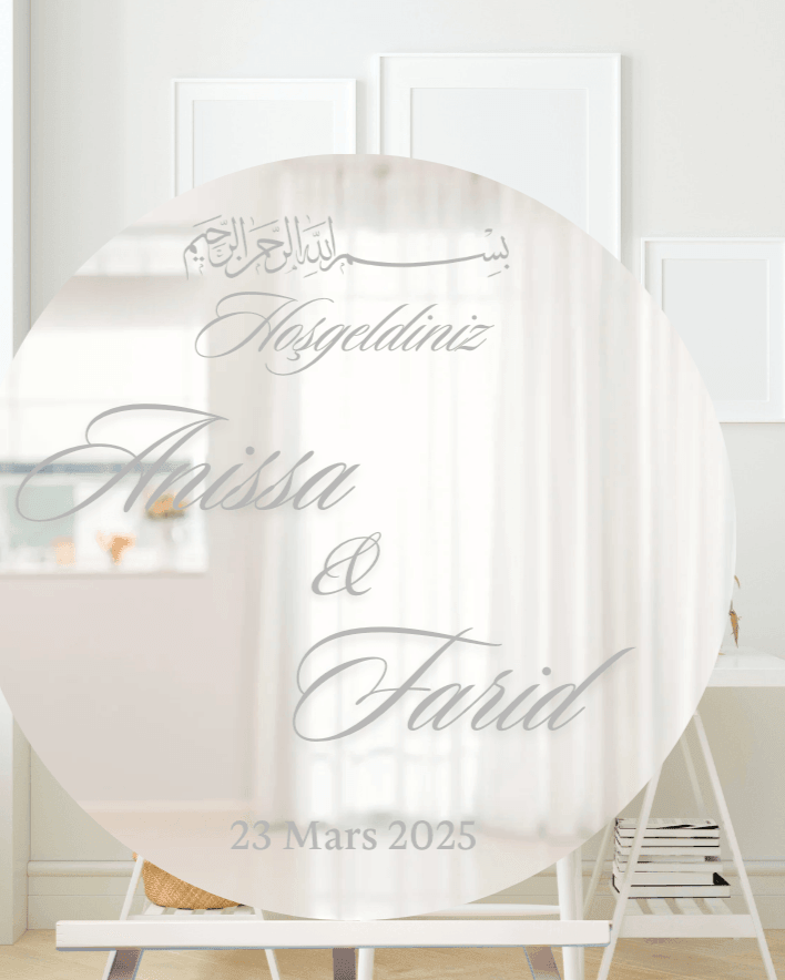 Panneau de Bienvenue - Mariage/Fiancailles