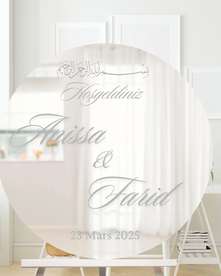 Panneau de Bienvenue - Mariage/Fiancailles