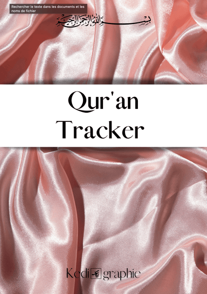 Suivi de lecture du coran - Quran Tracker - PDF Gratuit