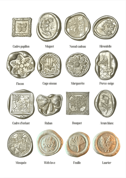 Cachets de cires - Personnalisé