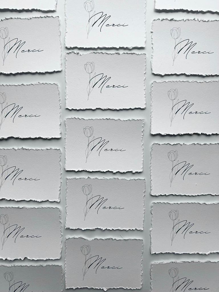 Cartes de remerciement Professionnelles - NILUFER