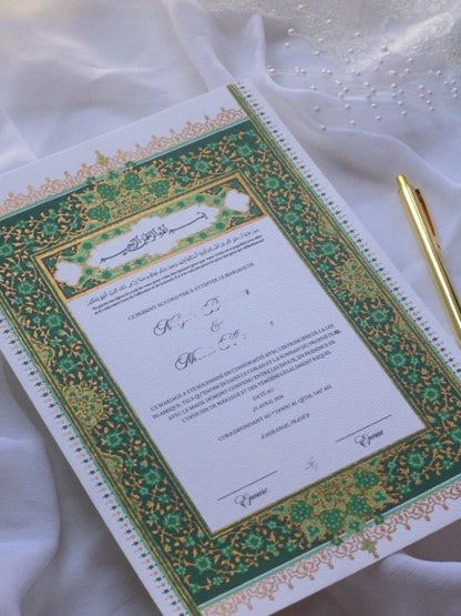 Certificat de Mariage Religieux "HALA"