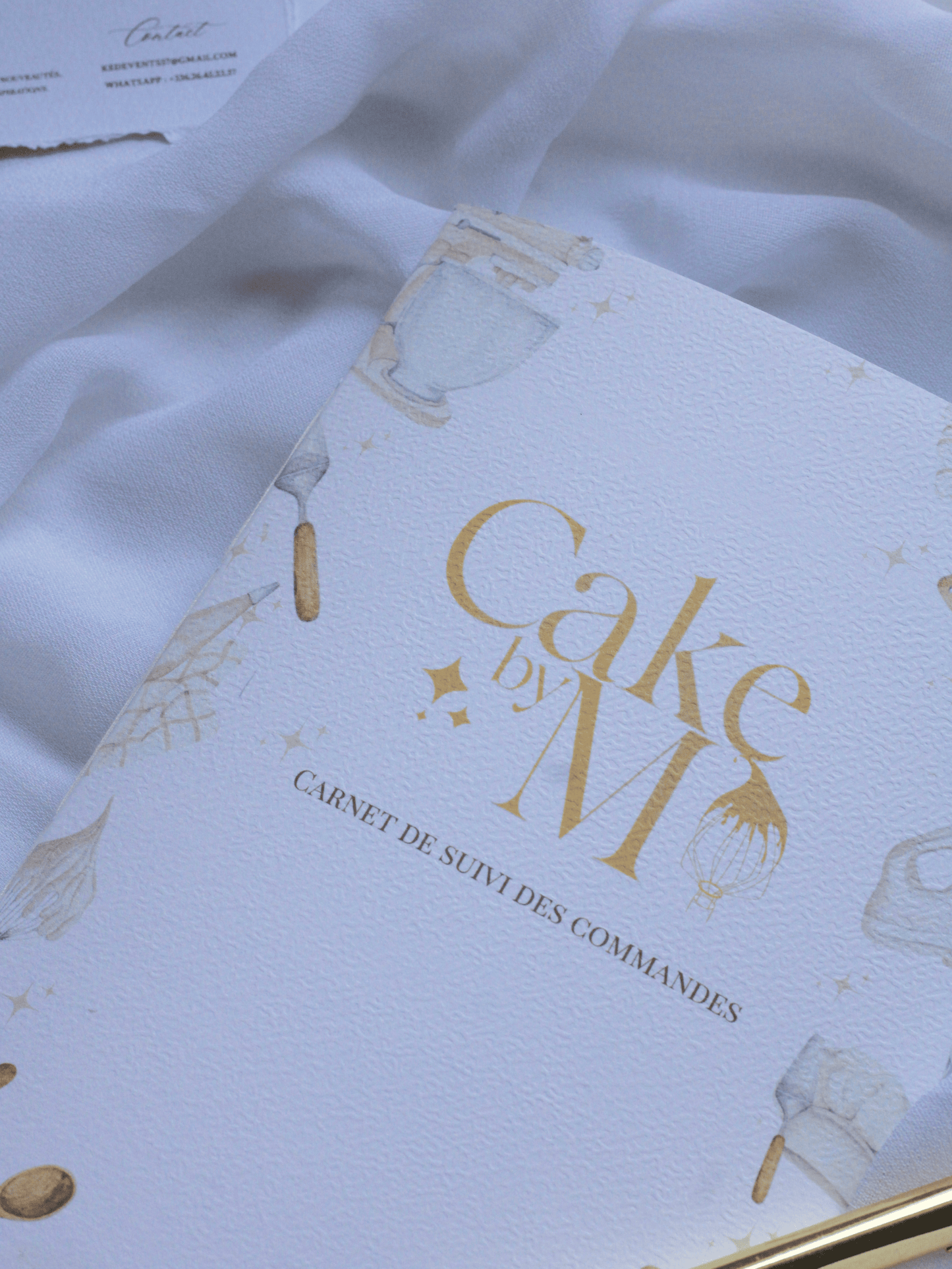 Carnet "Suivi de commandes" - PRO - PÂTISSIER - 60 pages