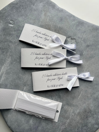 25 bandes adhésives double face hijab