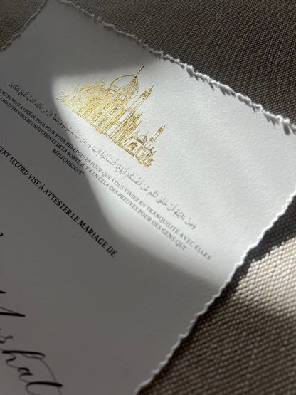 Certificat de conversion islamique "NILUFER"