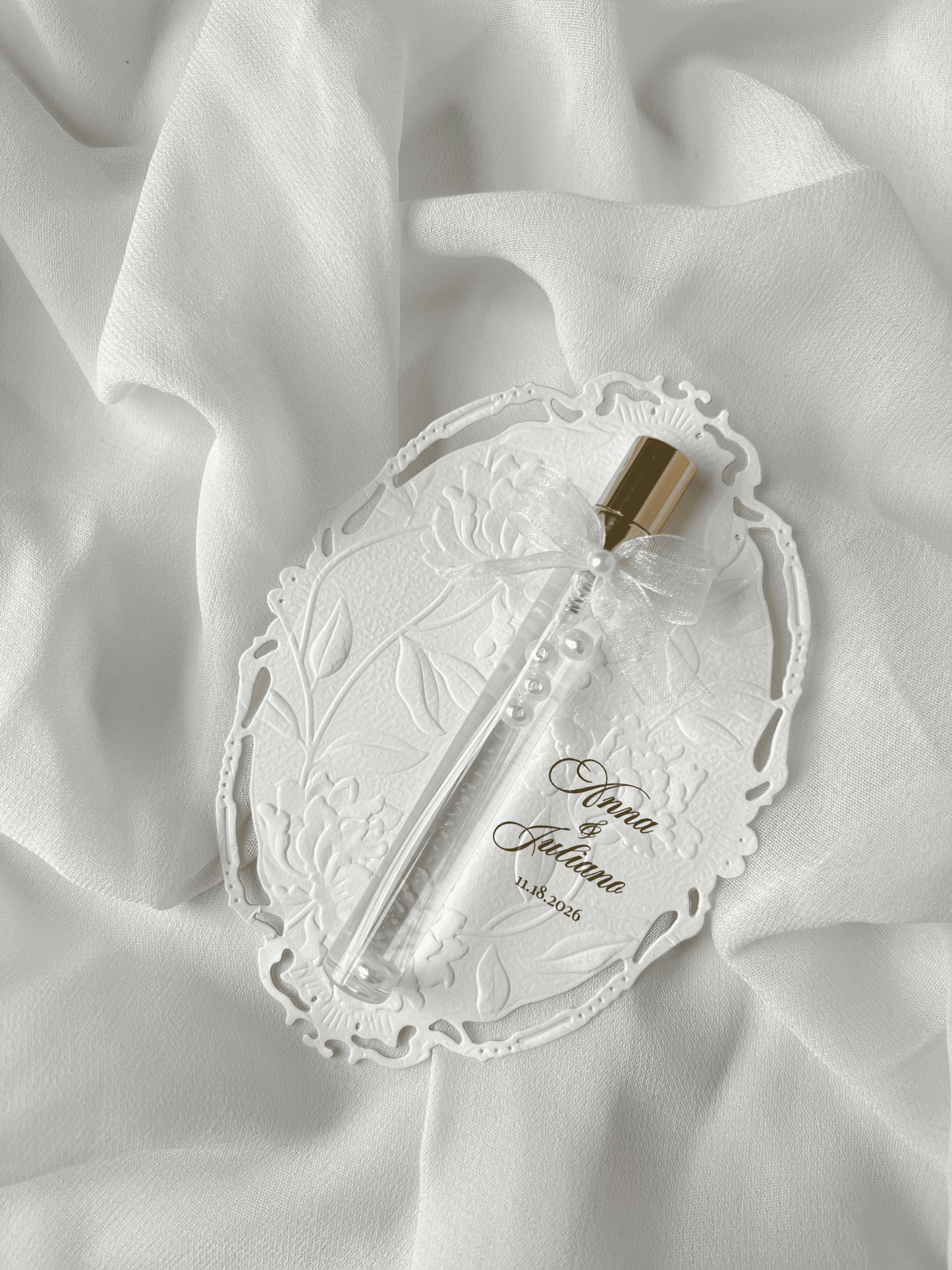 Carte & Fiole Cologne "Bridgerton" - Cadeaux invités