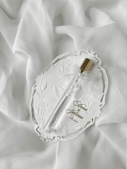 Carte & Fiole Cologne "Bridgerton" - Cadeaux invités