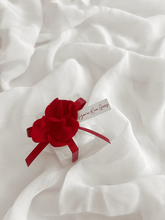 Bougie Bulle & Roses - Cadeaux invités