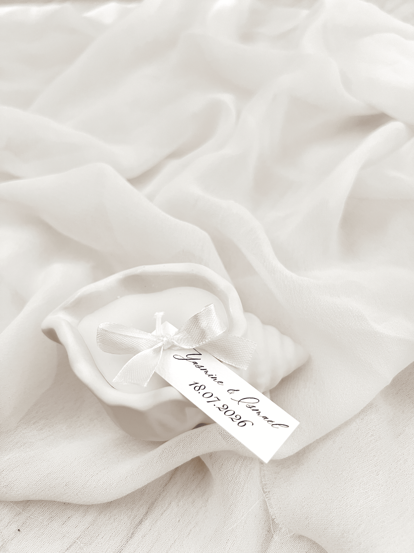 Bougie photophore coquillage - Cadeaux invités