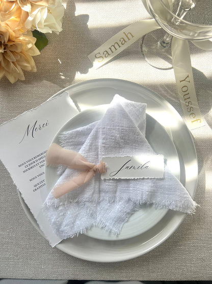 Ruban pour verre - Mariage