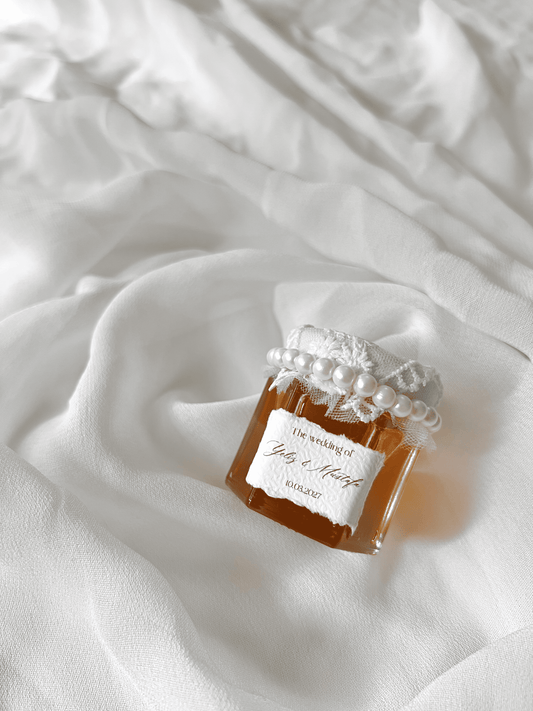 Pot miel & dentelle - Cadeaux invités