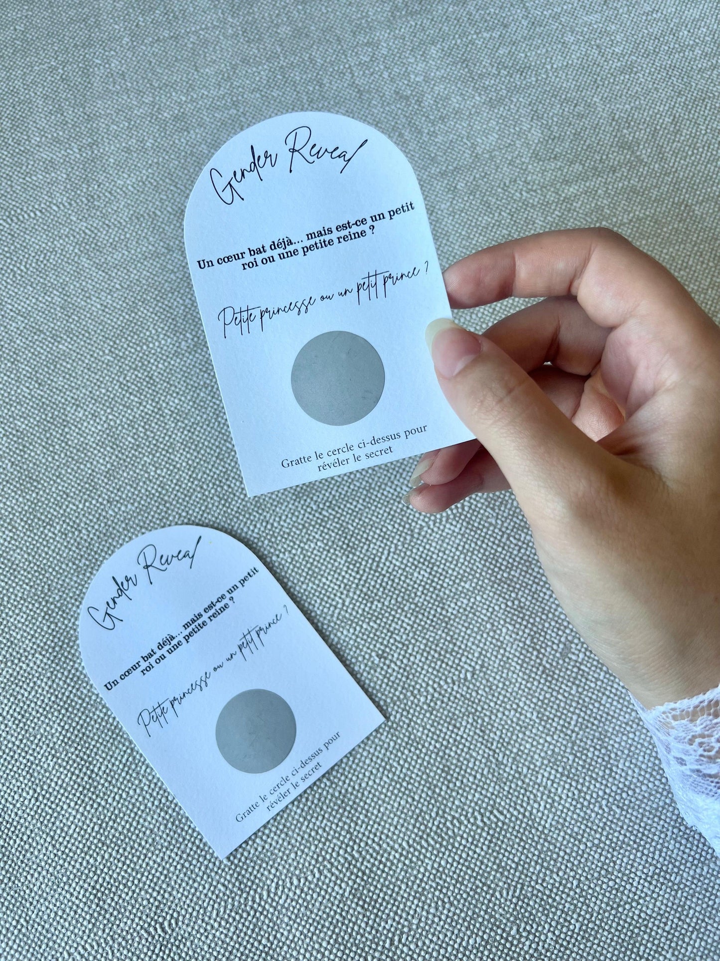 Carte "Gender Reveal" à gratter - NACRE