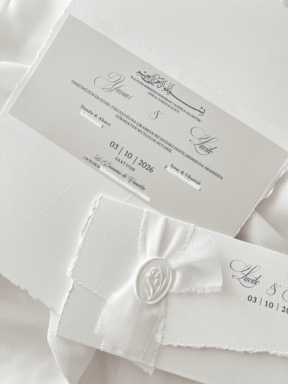 Faire-part de mariage personnalisé – Collection SARAH