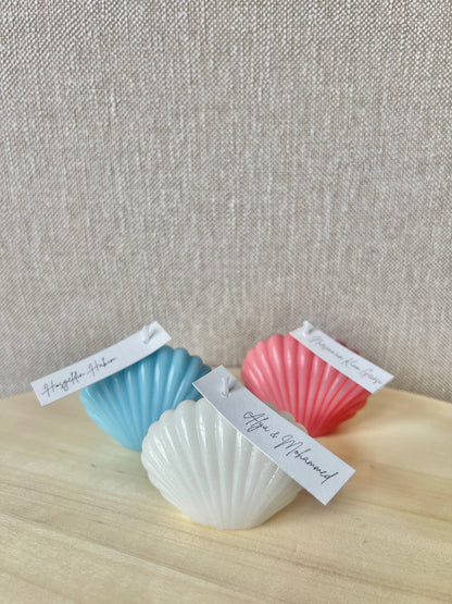 Bougie Coquillage - Cadeaux invités