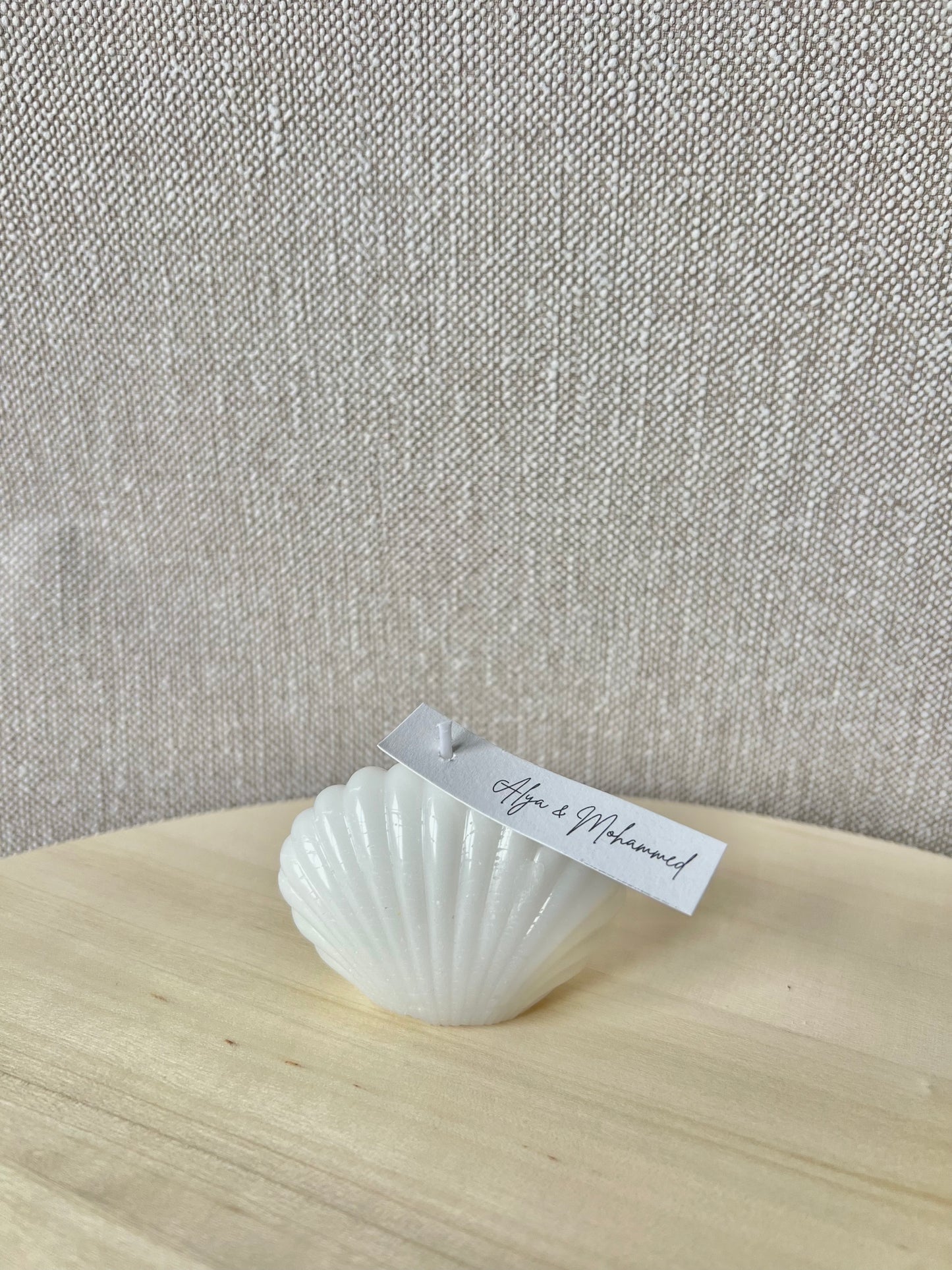 Bougie Coquillage - Cadeaux invités