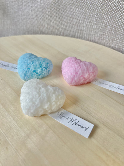 Bougie Coeur de Lilas - Cadeaux invités