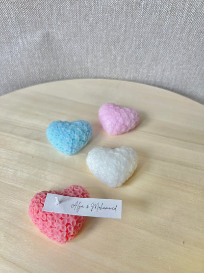 Bougie Coeur de Lilas - Cadeaux invités