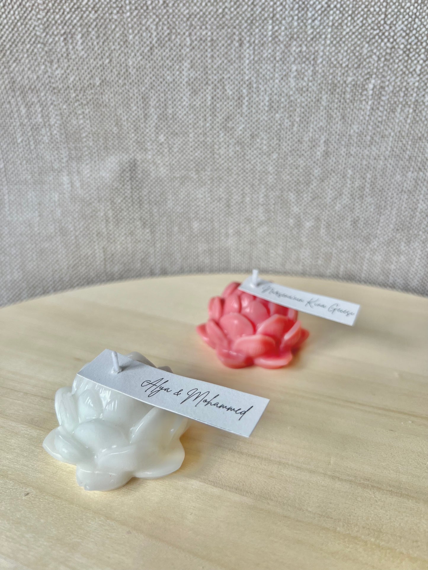 Bougie Fleur de Lotus - Cadeaux invités
