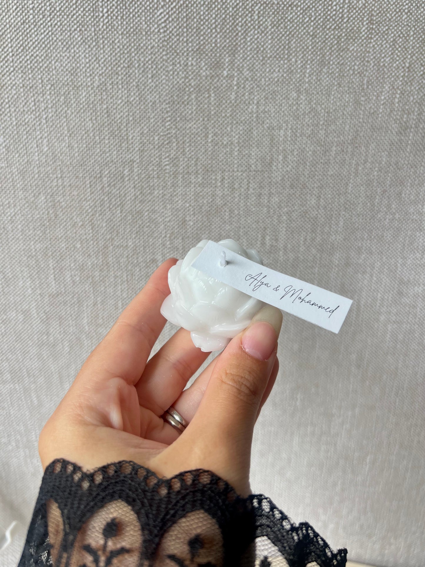 Bougie Fleur de Lotus - Cadeaux invités