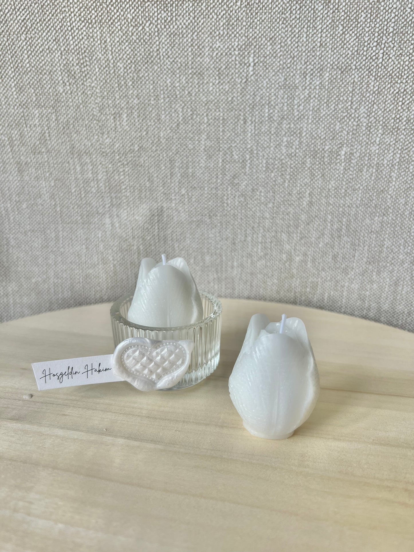 Bougie Tulipes - Cadeaux invités