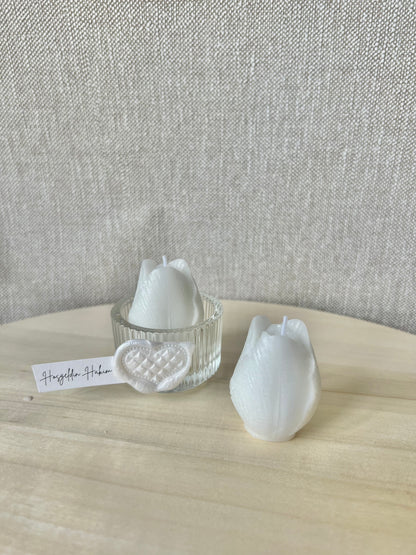 Bougie Tulipes - Cadeaux invités