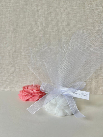 Bougie Pivoine simple - Cadeaux invités