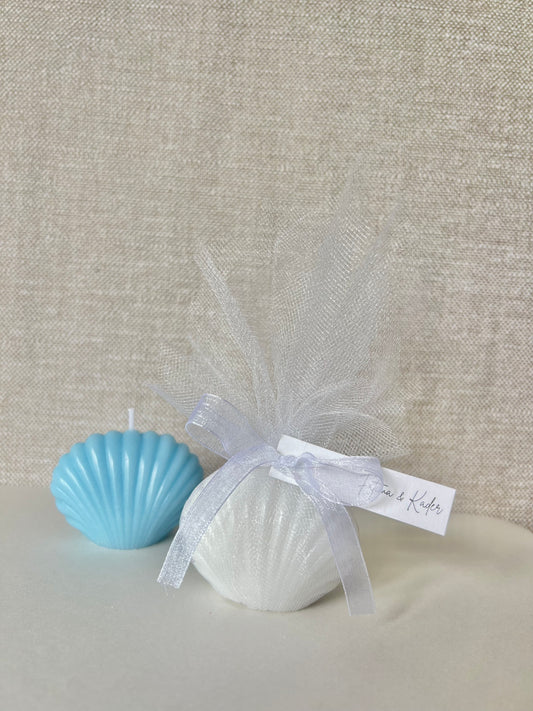 Bougie Coquillage - Cadeaux invités