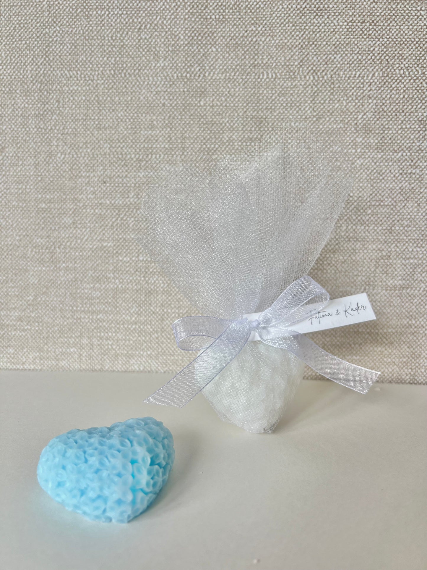 Bougie Coeur de Lilas - Cadeaux invités