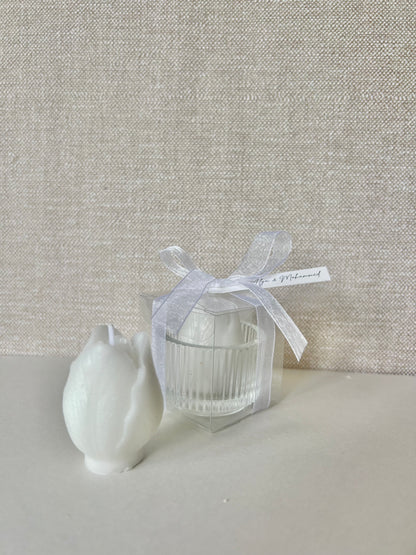 Bougie Tulipes - Cadeaux invités
