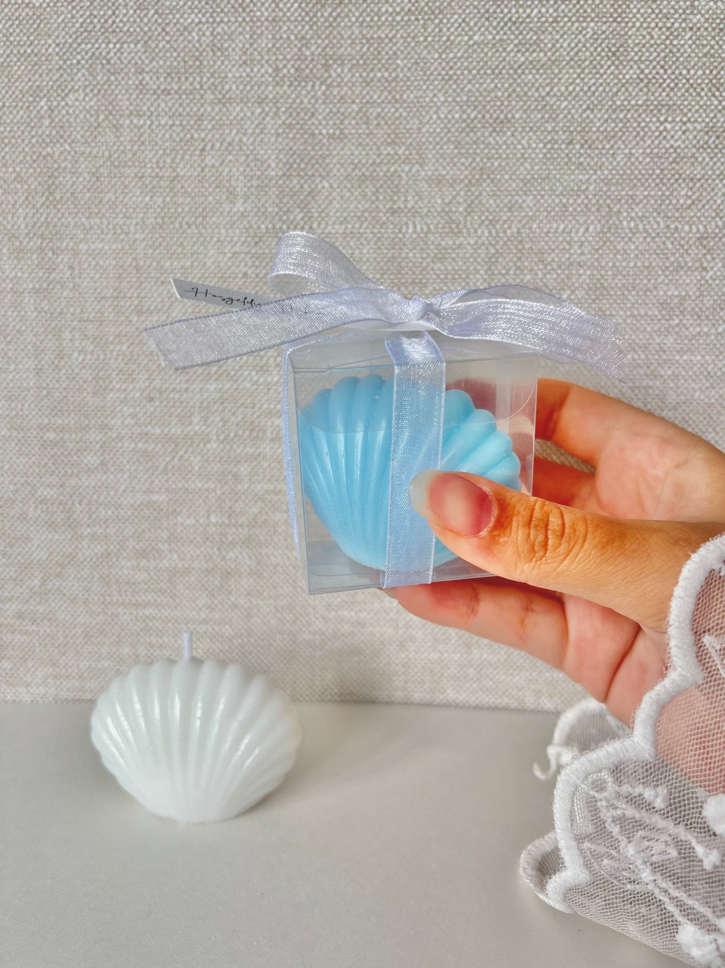 Bougie Coquillage - Cadeaux invités